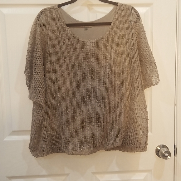 Tops - Sabrina Diamantz blouse, size large.